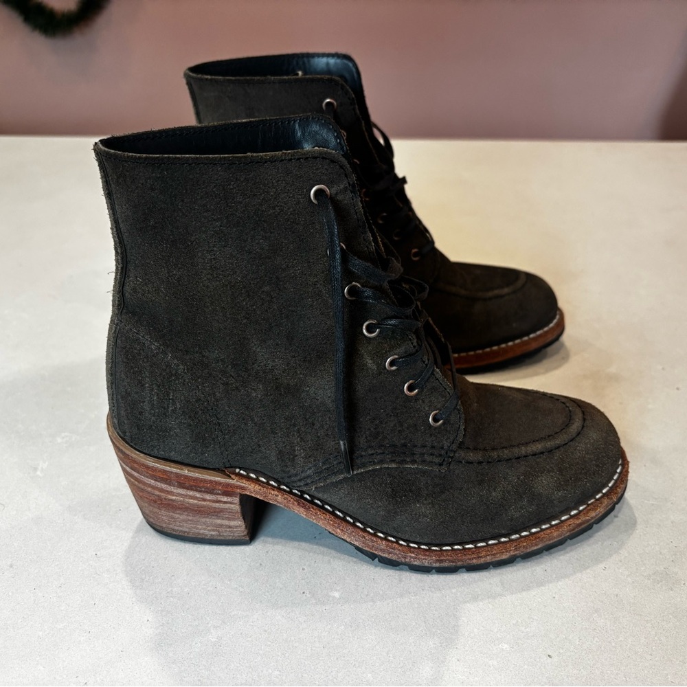 Red Wing Clara Boots Pewter 7.5